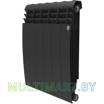 Алюминиевый радиатор Royal Thermo Biliner Alum 500 Noir Sable (8 секций)